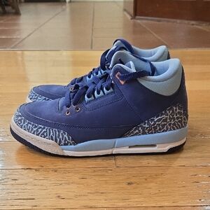 Nike Air Jordan 3 Retro GG Purple Dust Youth Size 6Y Women's 7.5 441140 506